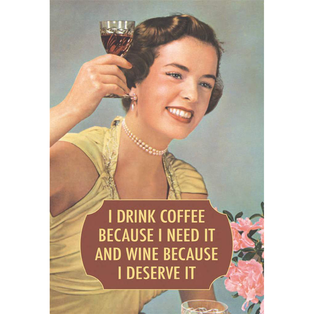 I Drink Coffee Card