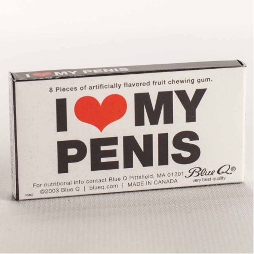 I Heart My Penis Gum front