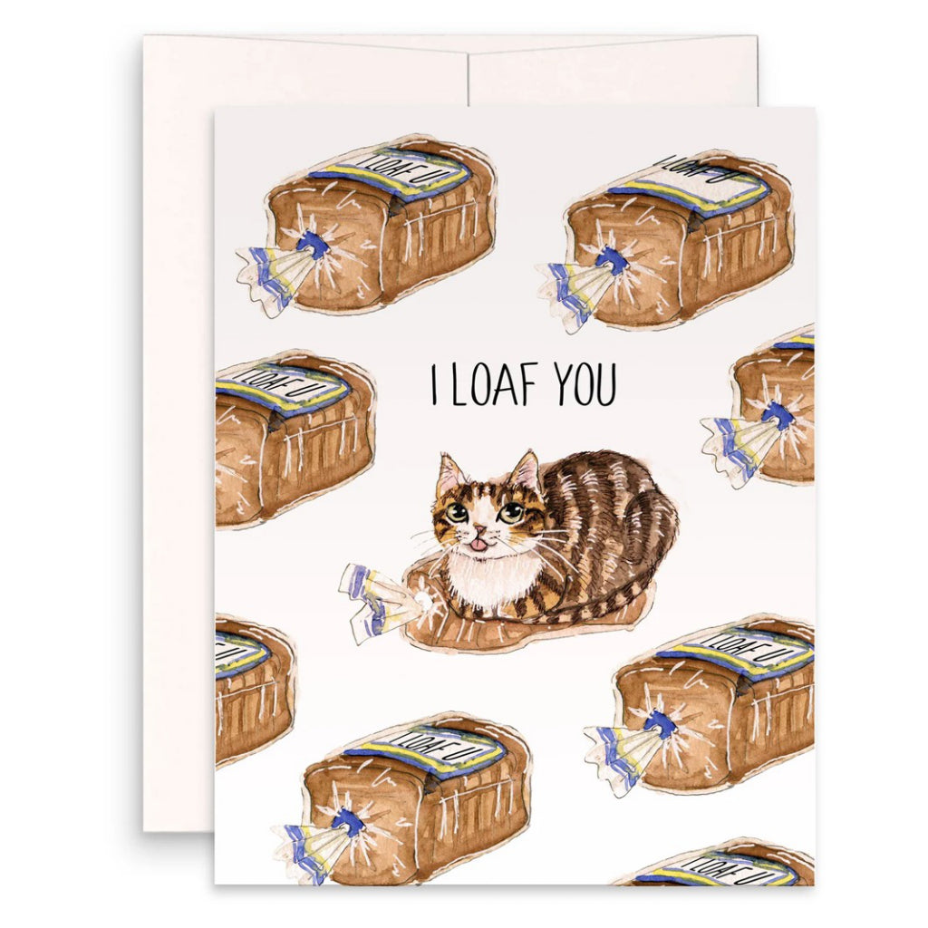 I Loaf You Cat Love Card