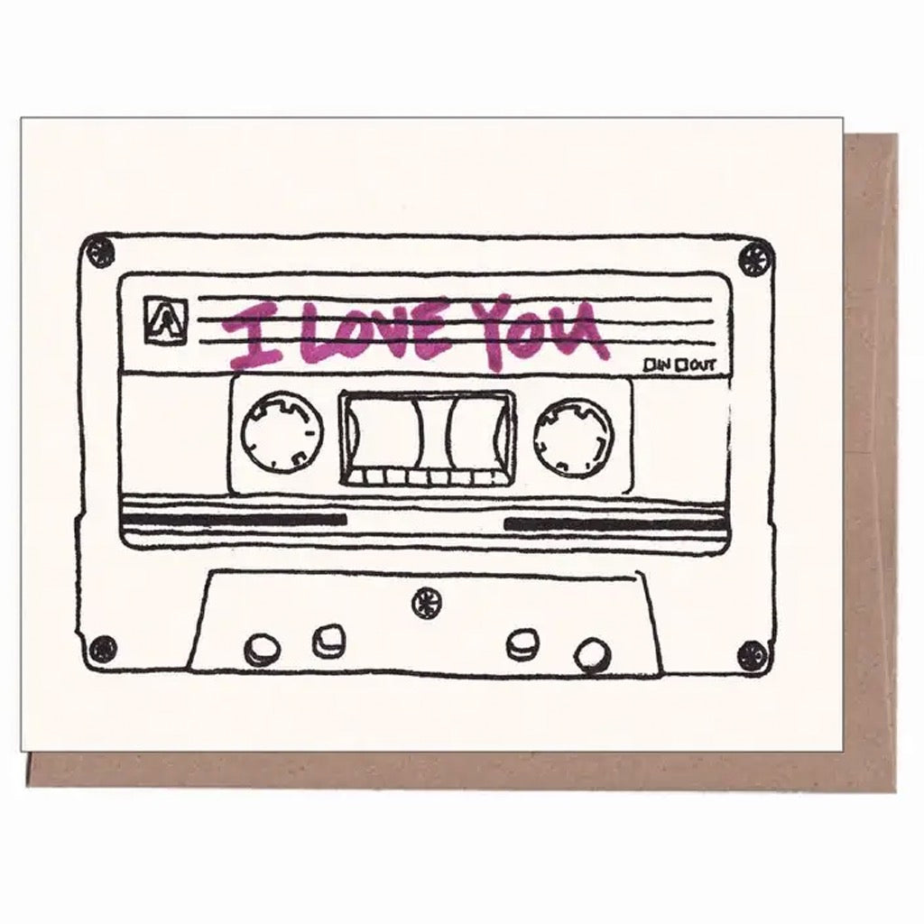 I Love You Mixtape Card