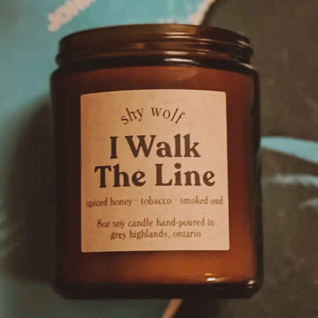 I Walk the Line Candle 8oz Candle.