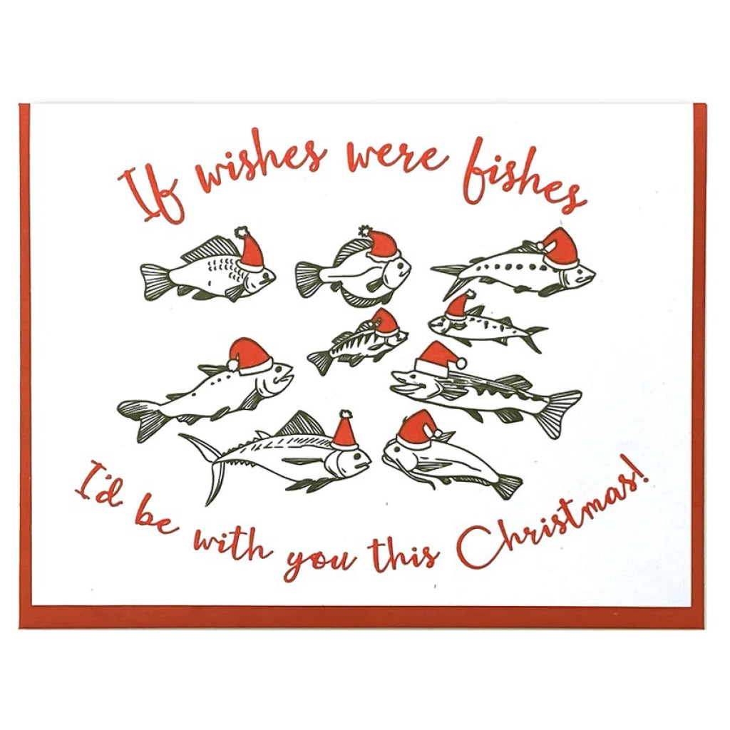 If Wishes Were Fishes Christmas Card.