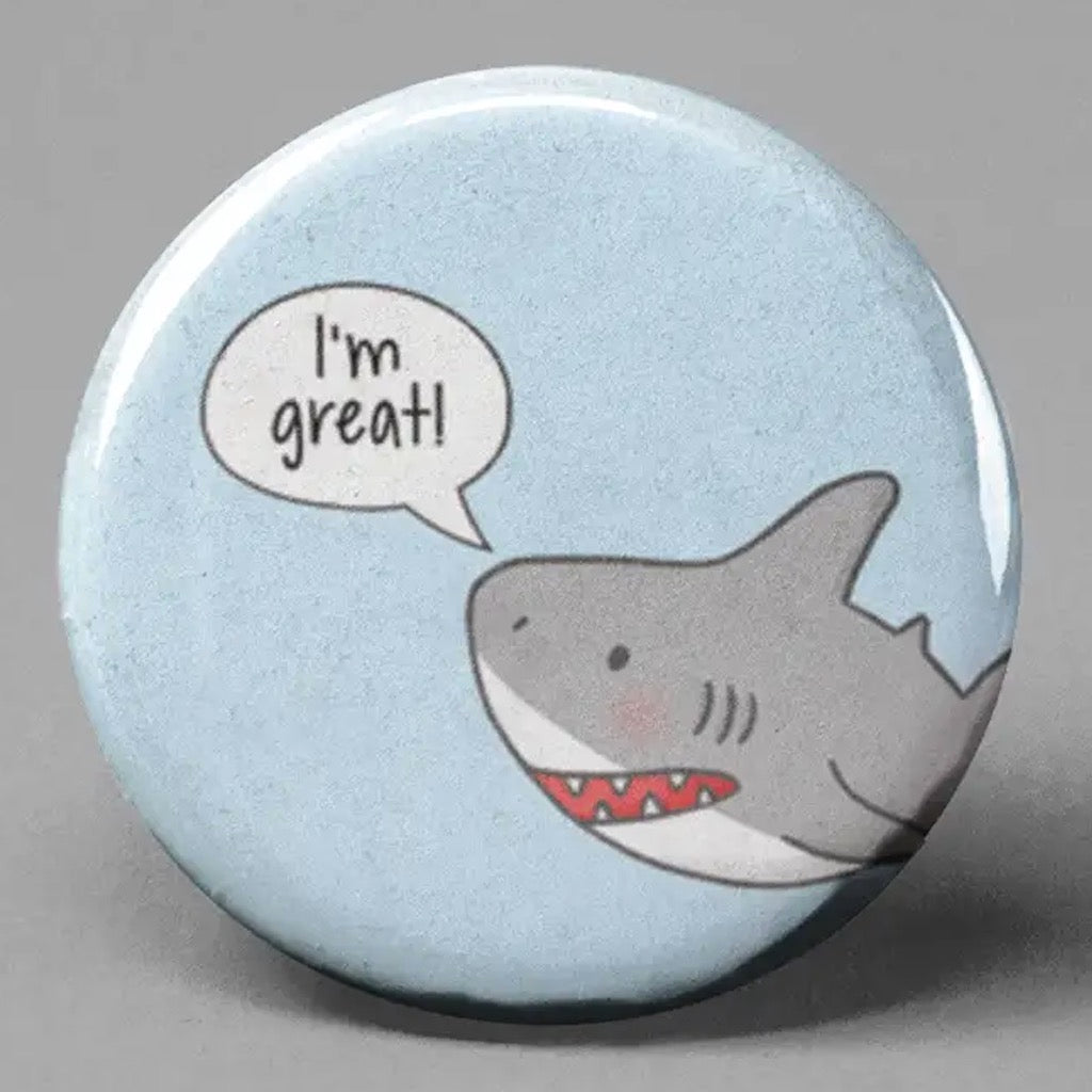 I'm Great Shark Button.