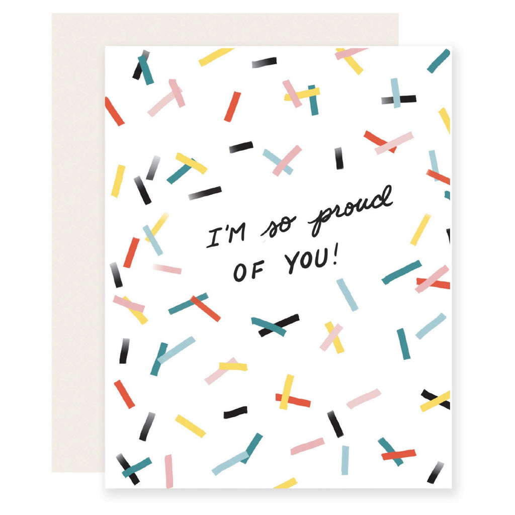 Im So Proud of You Confetti Card