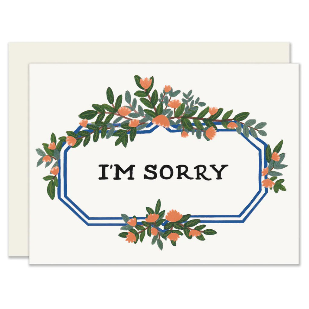 Im Sorry Leafy Marquee Card