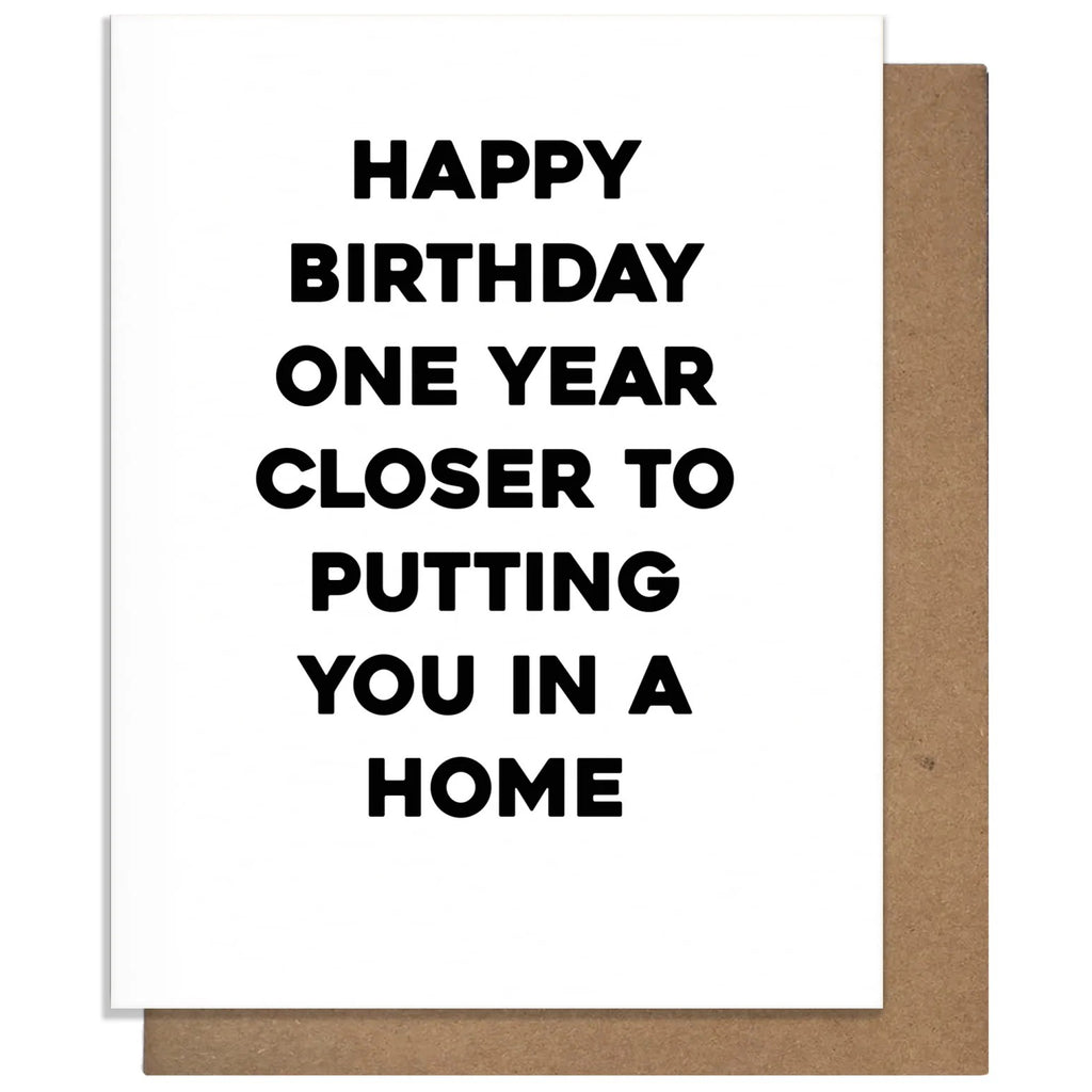 In A Home Birthday Card.