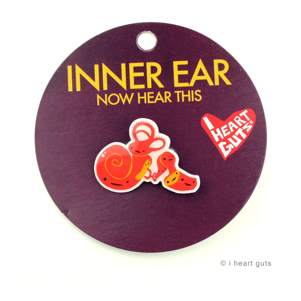 Inner Ear Lapel Pin Packaging