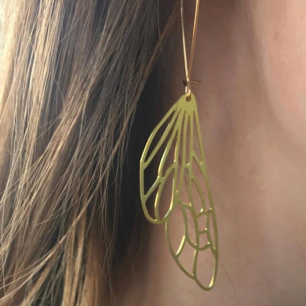 Insect wing earrings Clearance
