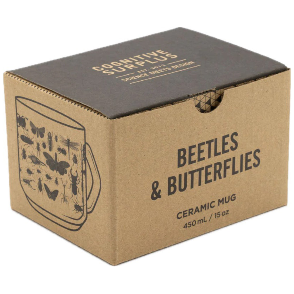Insects Ceramic Mug packaging.