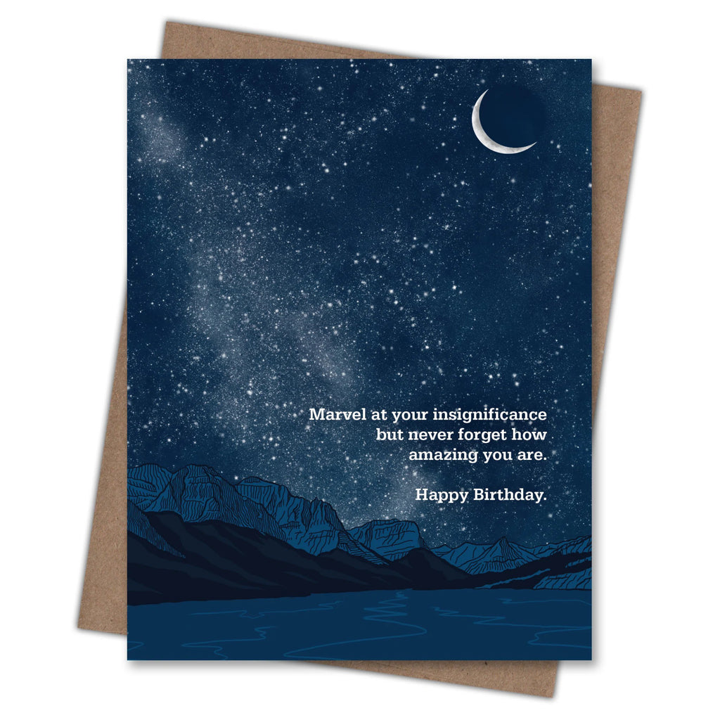 Insignificance Birthday Card
