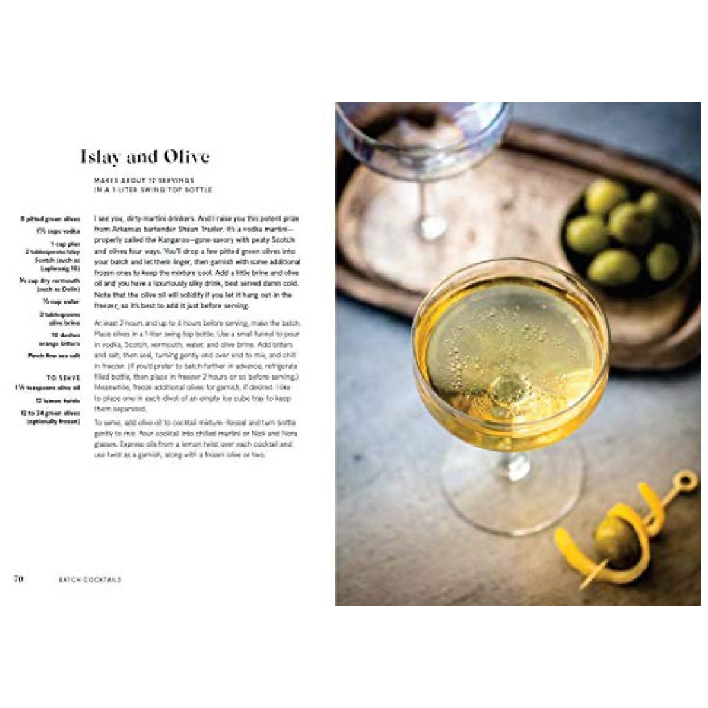 Islay and Olive drink recipe.