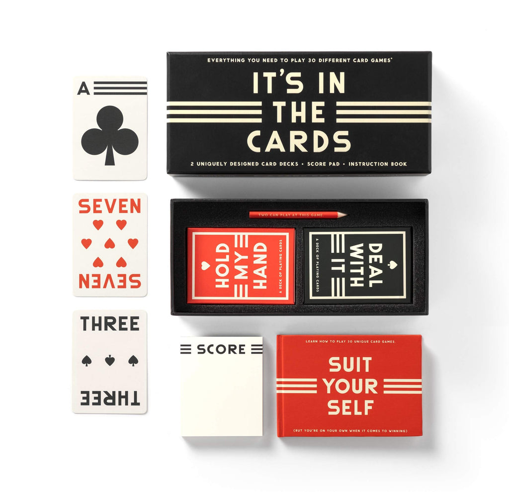 Its In The Cards Playing Card Game Set Contents