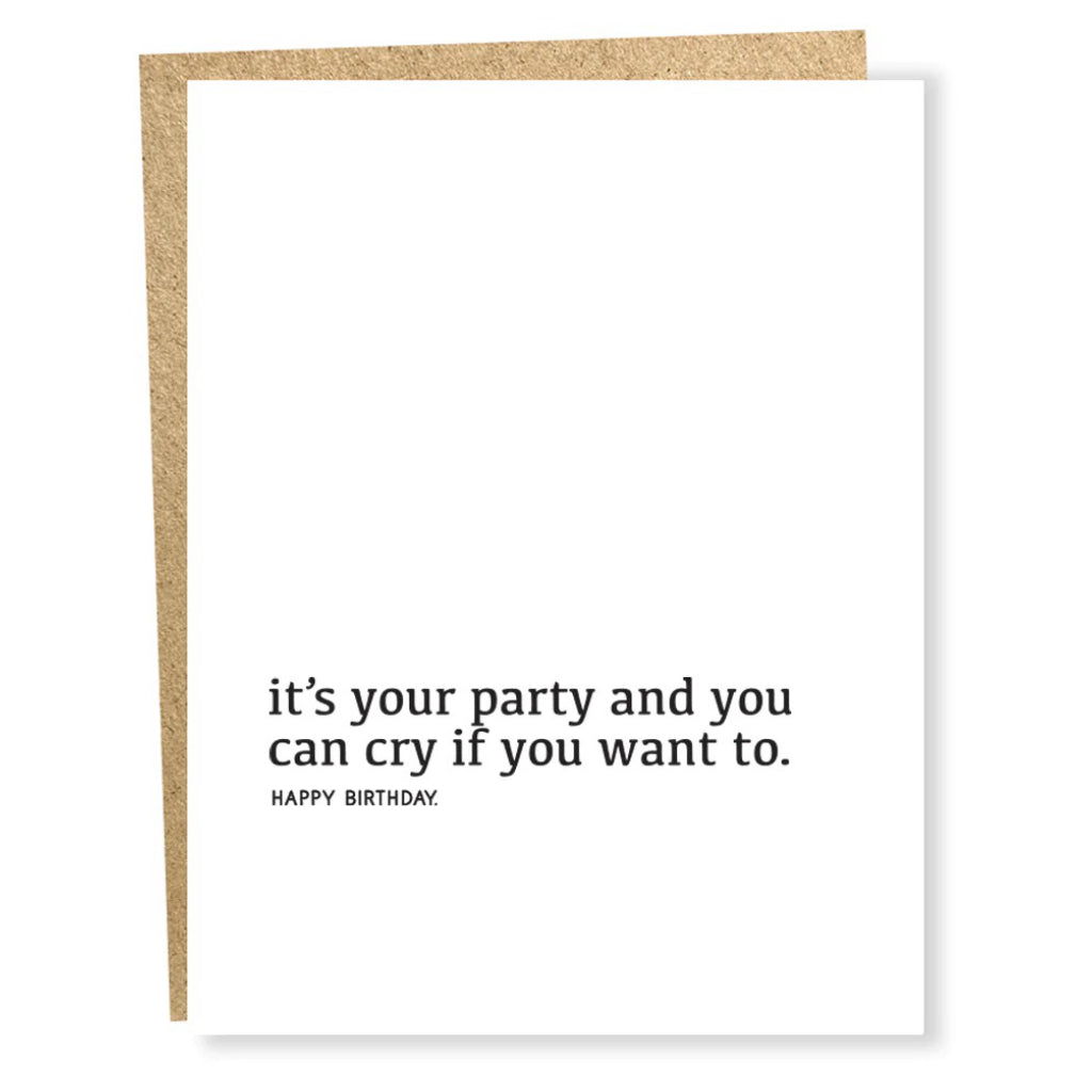 It's Your Party Card.