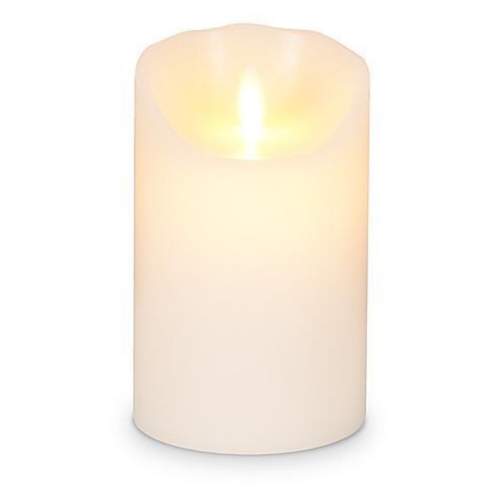 Ivory Reallite Candle Small 3 x 5 Inch.