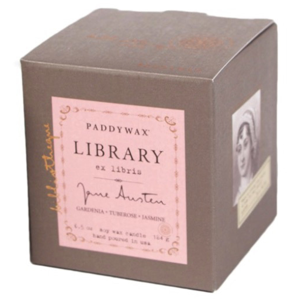 Jane Austen Library Candle box