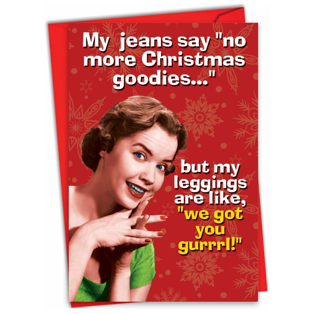 Jeans & Leggings Christmas Card.