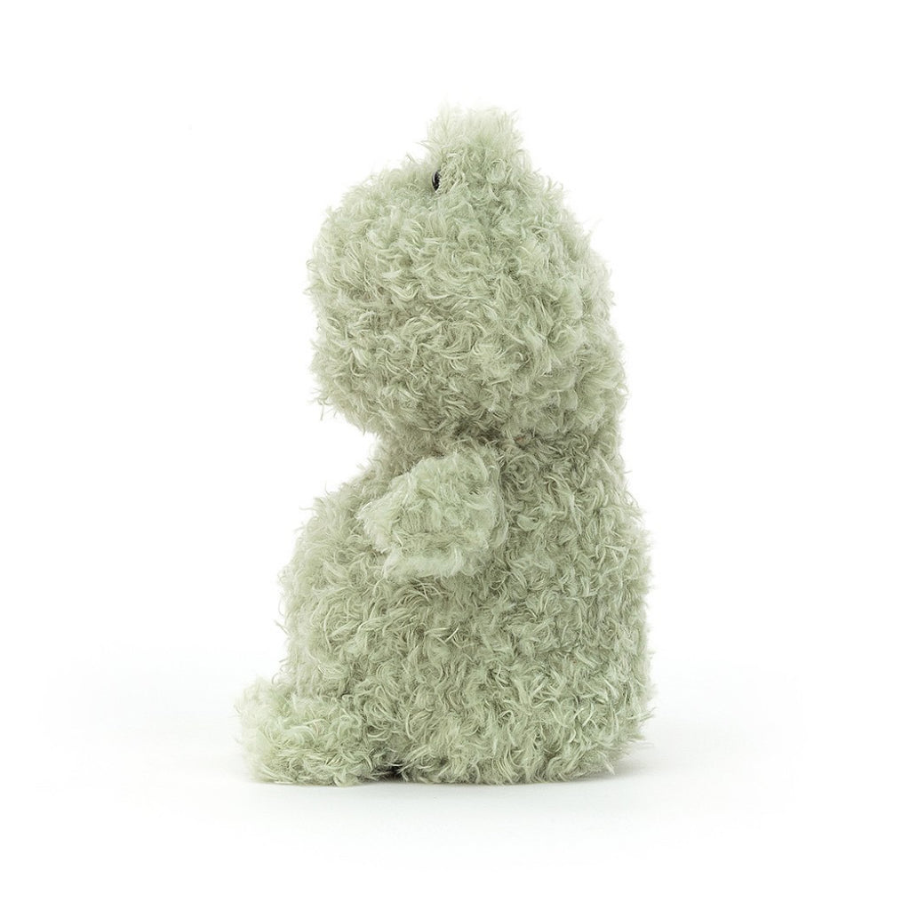Jellycat Little Frog side view.