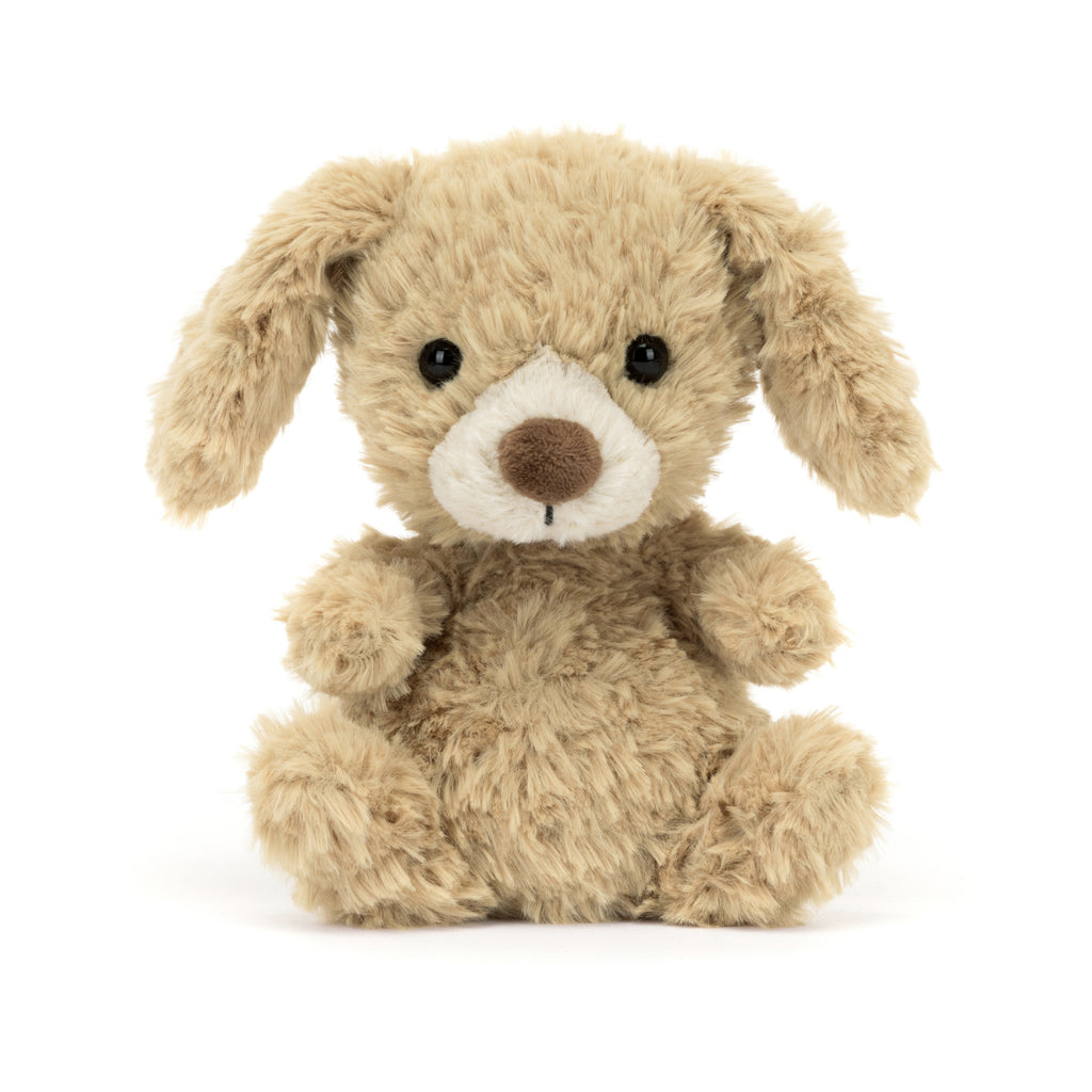 Jellycat puppy front view.