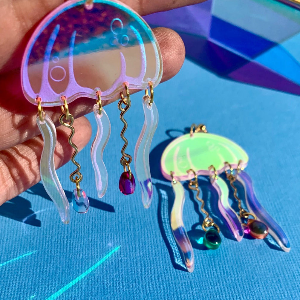Jellyfish Earrings.
