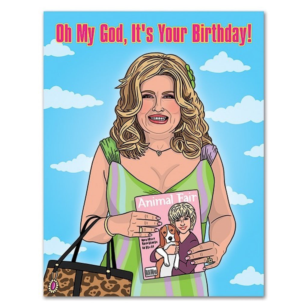 Jennifer Coolidge OMG Birthday Card