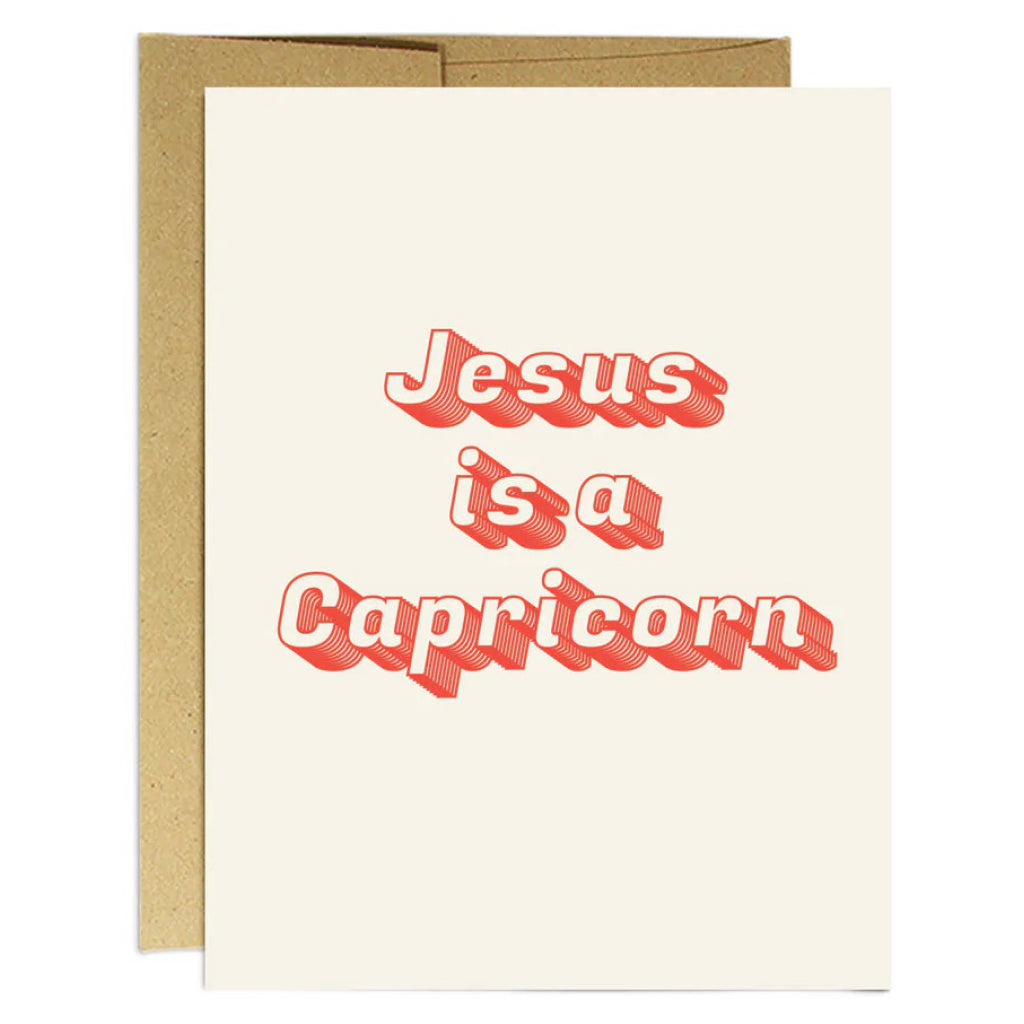 Jesus is a Capricorn Card