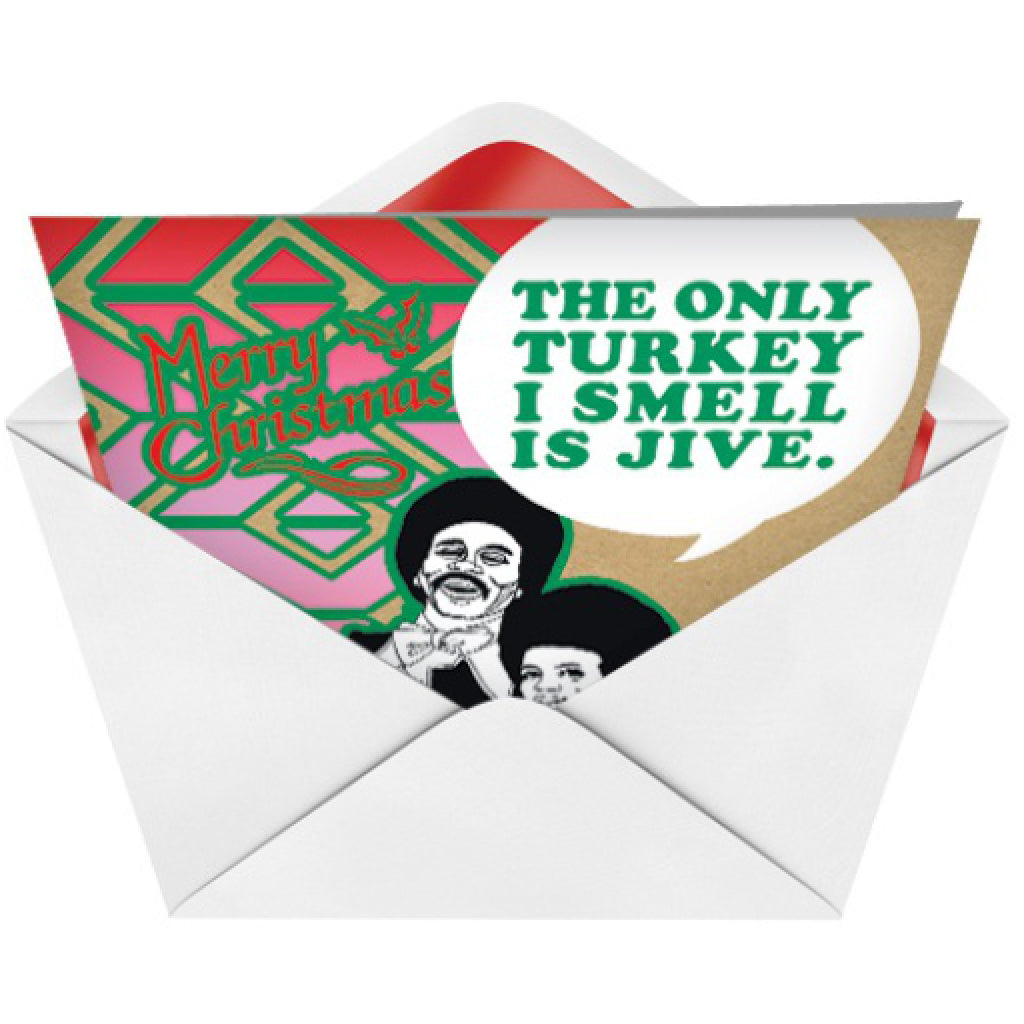Jive Turkey Card envelope