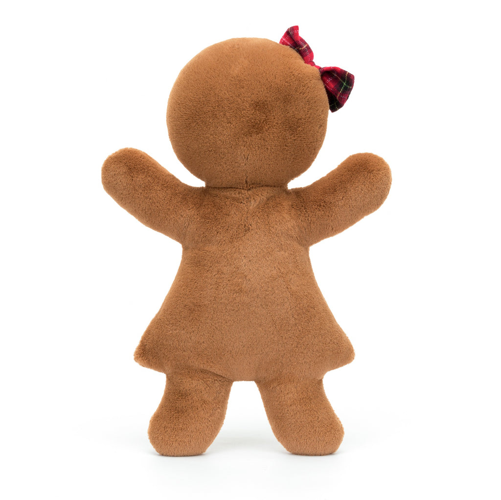 Jolly Gingerbread Ruby Large back view.