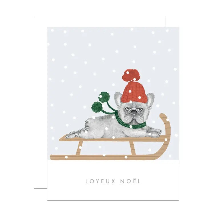 Joyeux Noel Frenchie Card