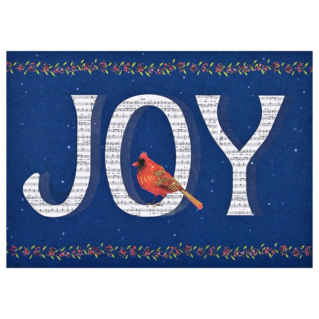 Joyful Cardinal Boxed Christmas Cards.