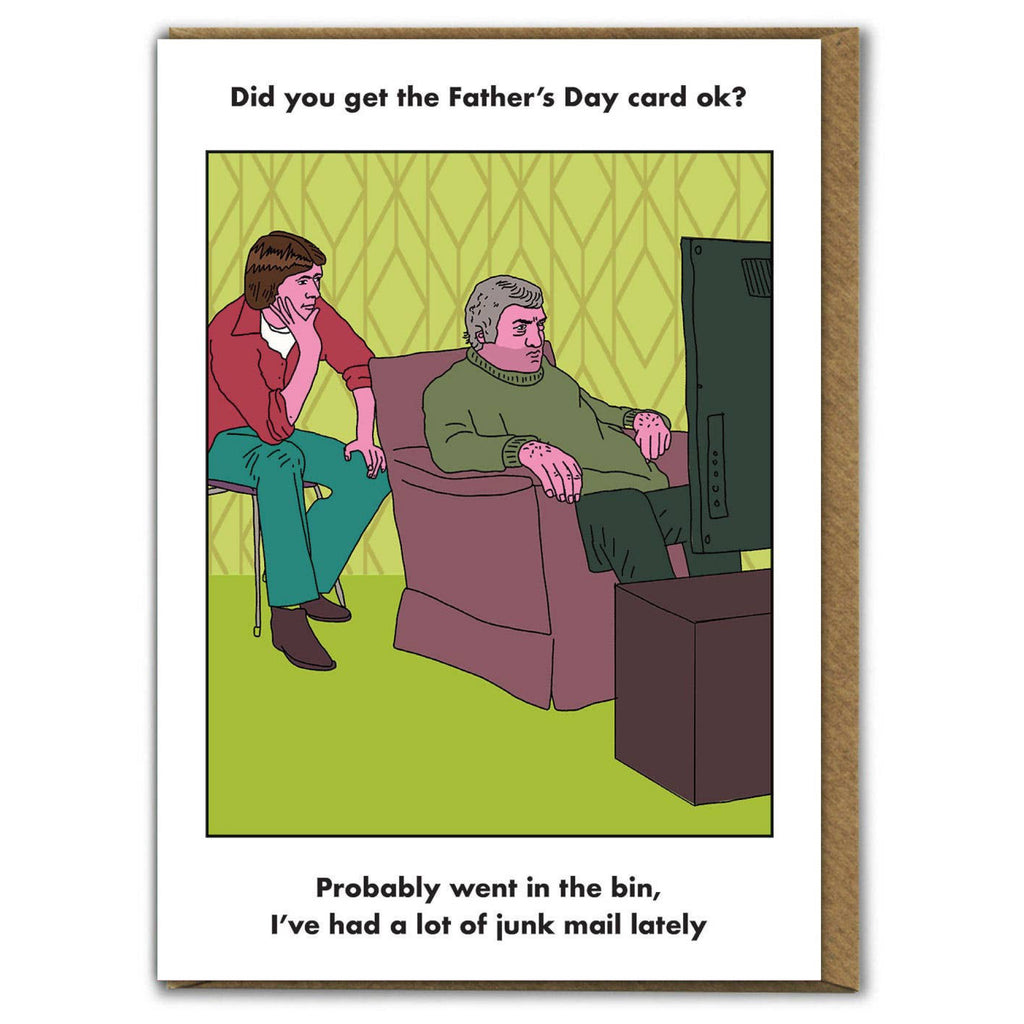 Junk Mail Father's Day Card.