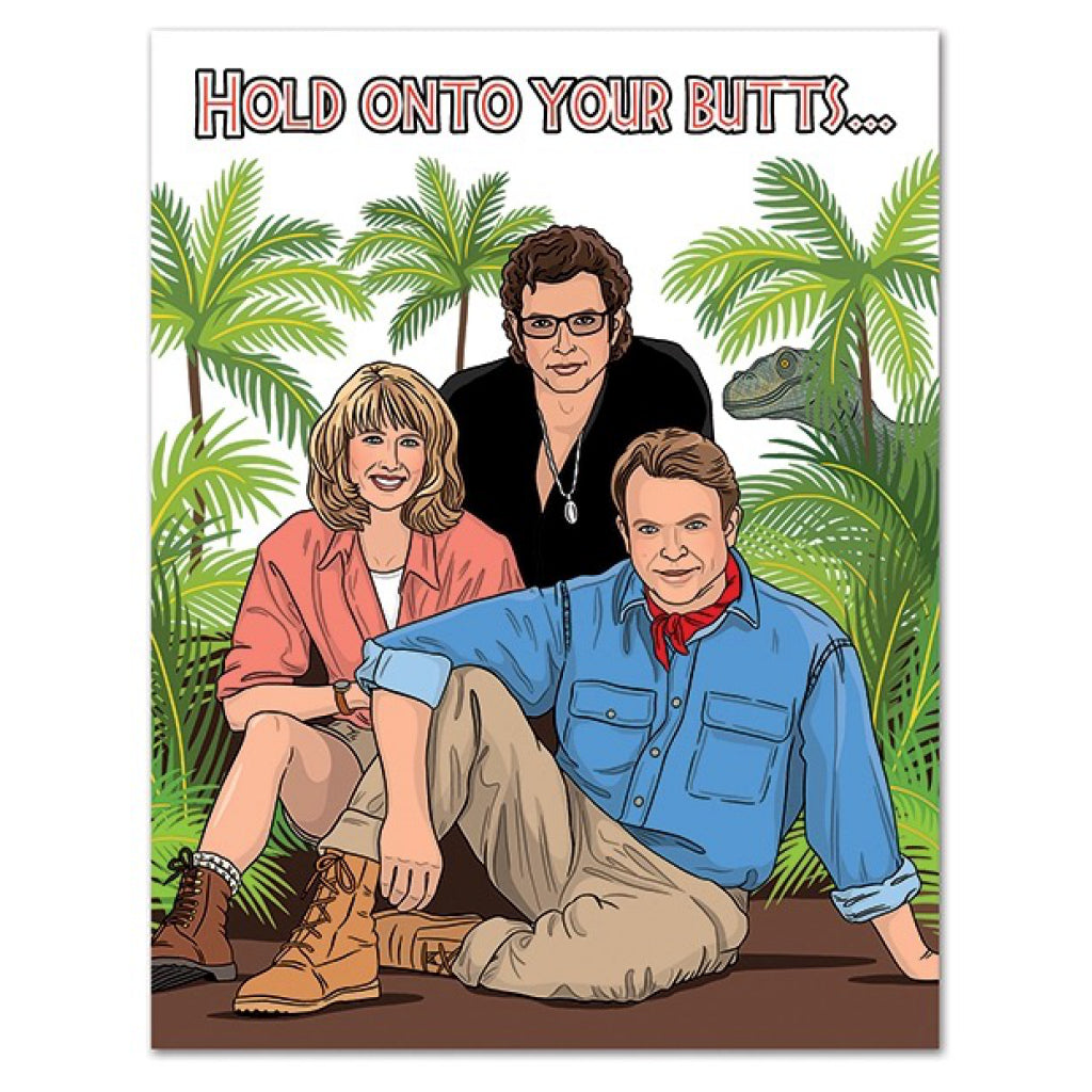 Jurassic Park Cast Birthday Card