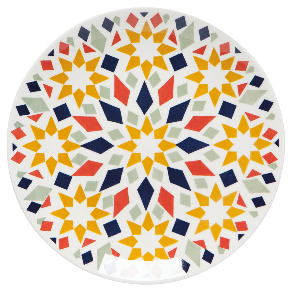Kaleidoscope Stamped Plate 85 Inch Top View