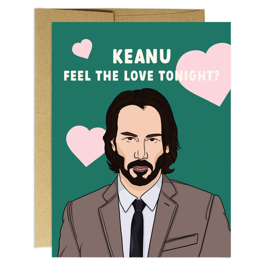 Keanu Reeves Feel The Love Tonight Card