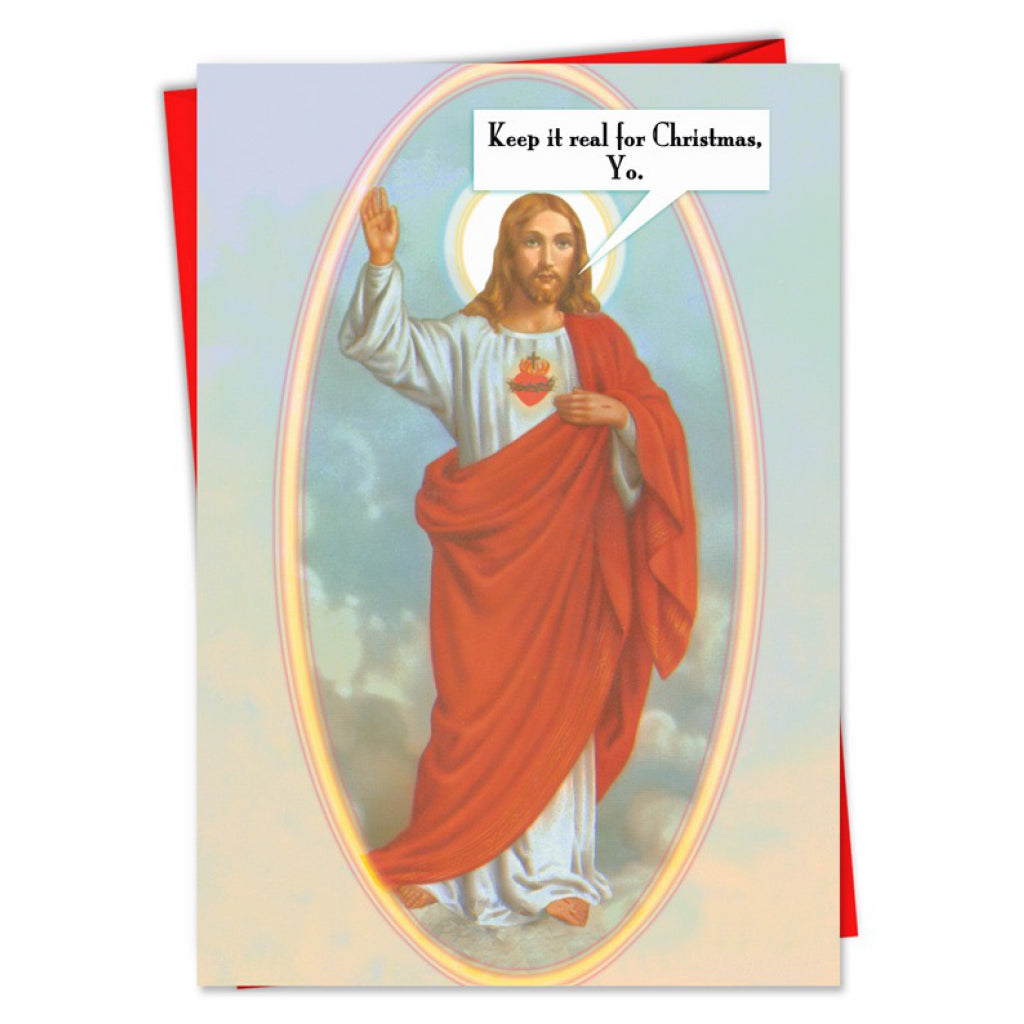 Keep It Real Jesus Card | Nobleworks – Outer Layer