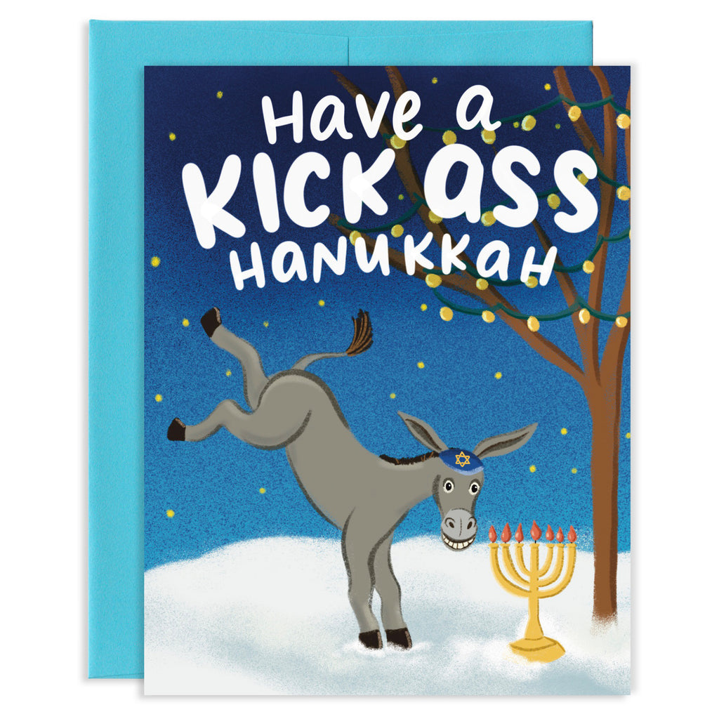 Kick Ass Hanukkah Card