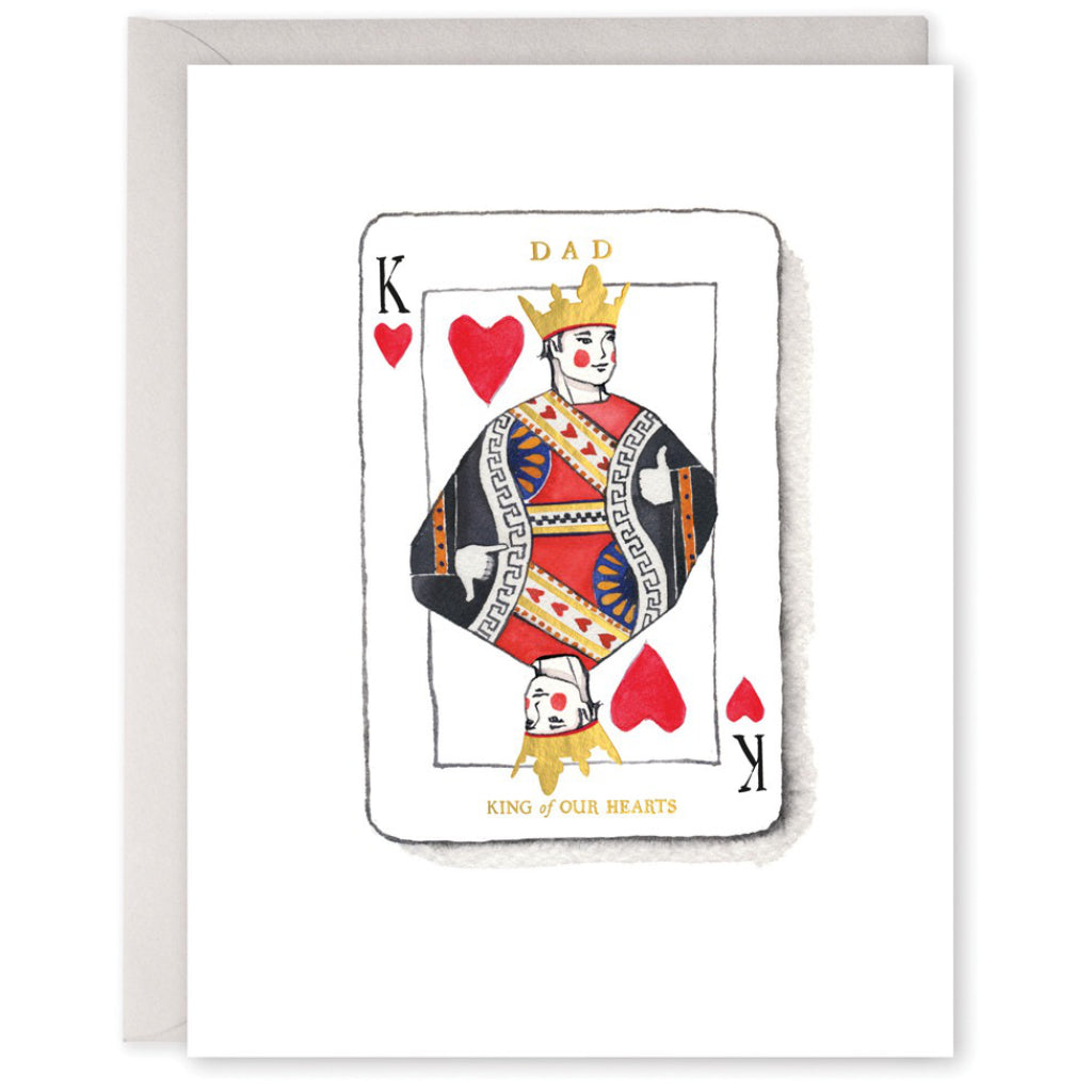 King Dad Playing Card Card