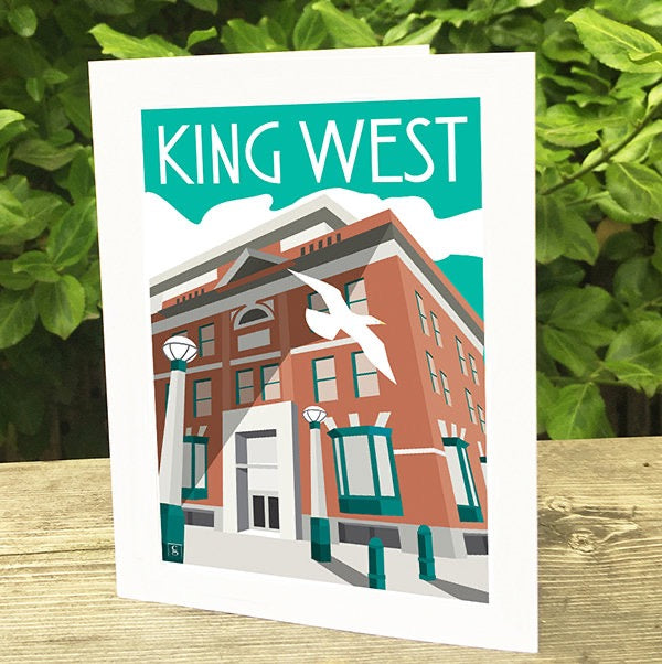 King West Toronto Greeting Card