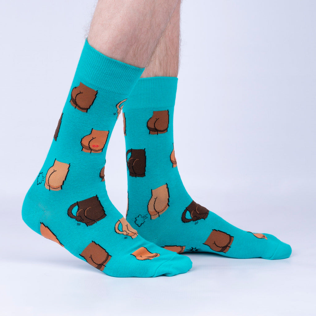 Kiss My Mens Crew Socks Lifestyle