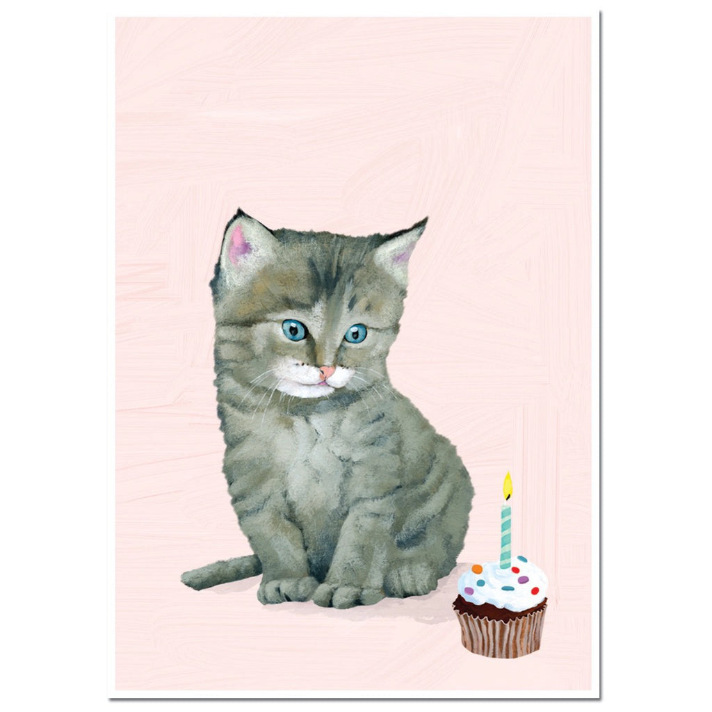 Kitten Me Birthday Card.