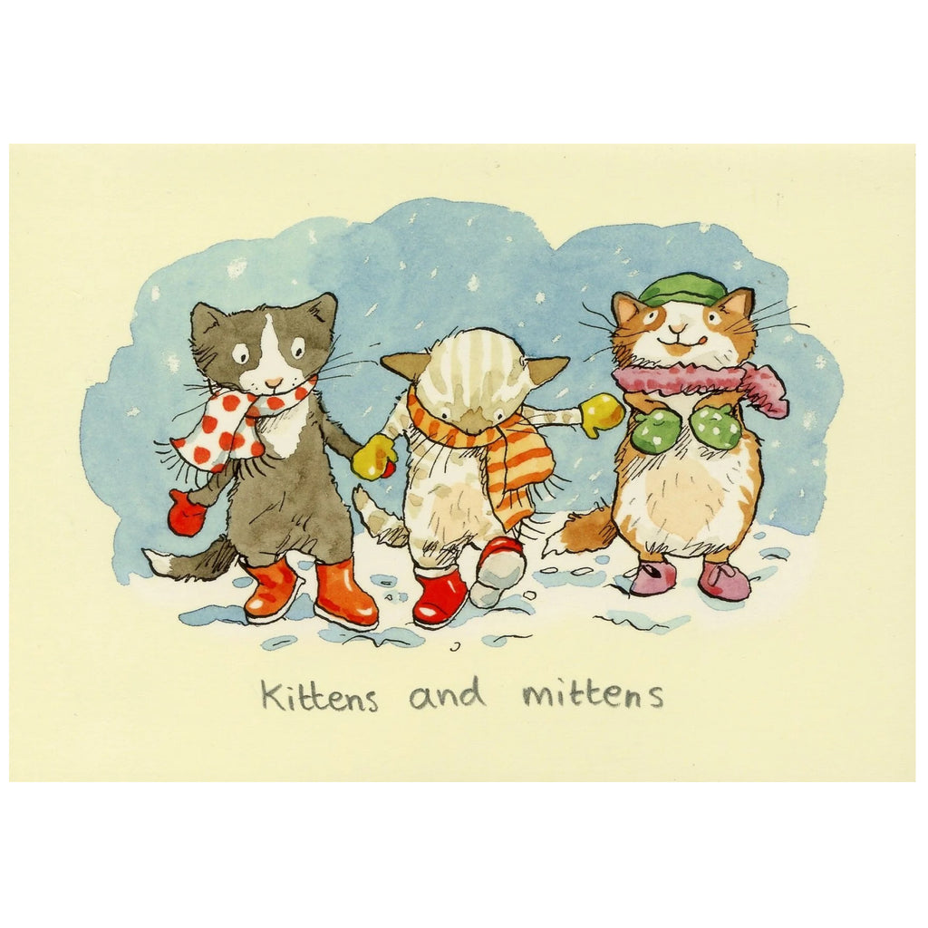 Kittens And Mittens Card.