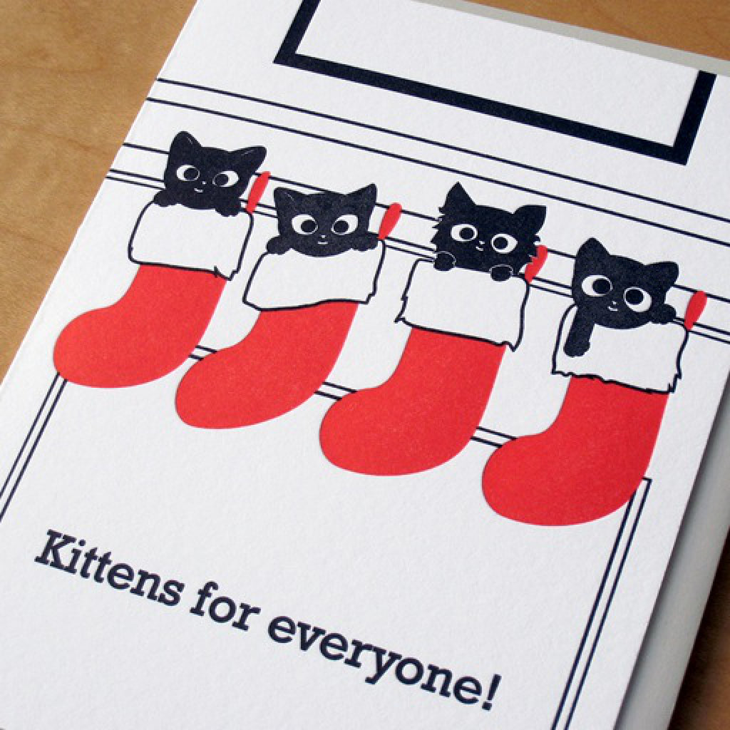 Kittens for Everyone Card close-up