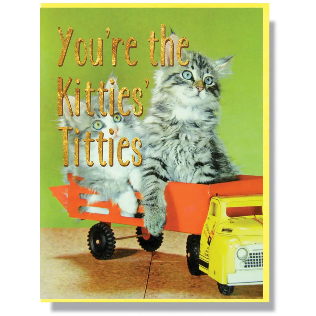 Kitties Titties Card.