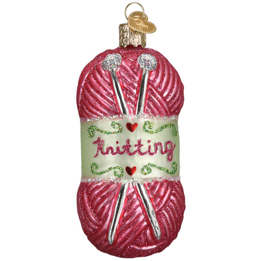 Knitting Yarn Ornament