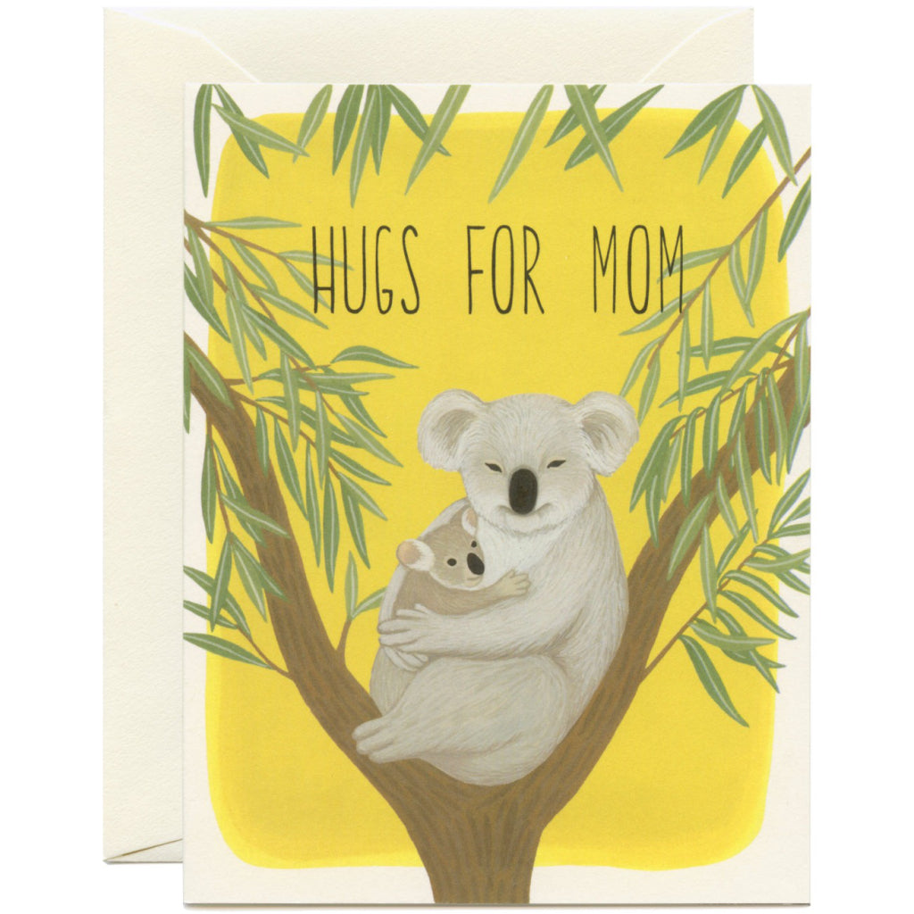 Koala Hugs Mom Card