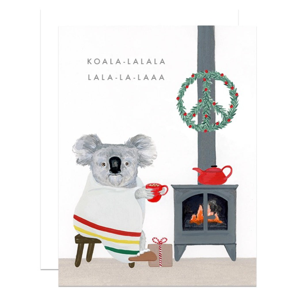 Koala-la-la Christmas Card