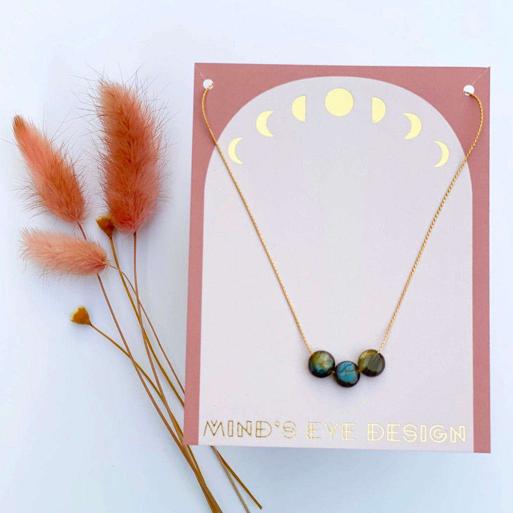 Labradorite Necklace packaging.