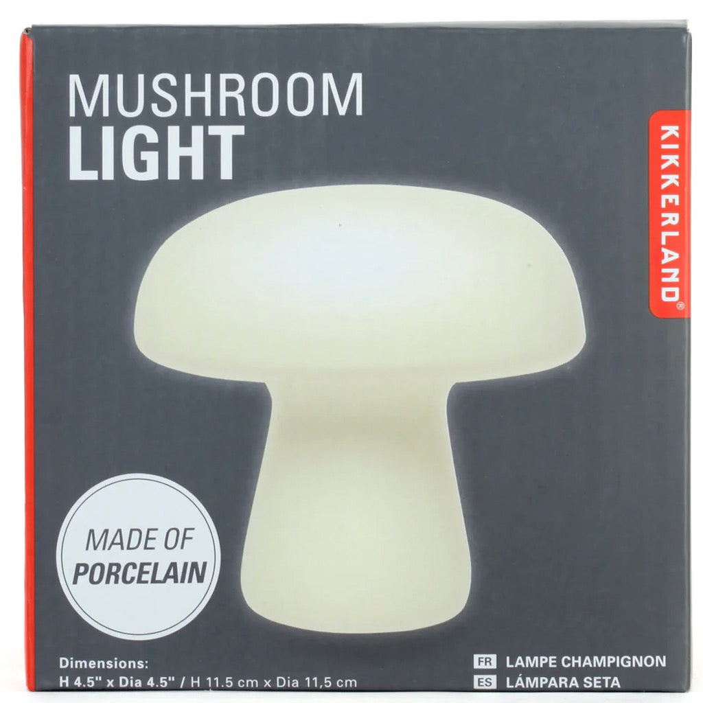 Large Mushroom Light packaging.