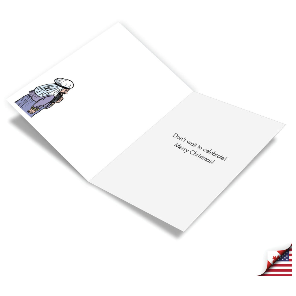 Last Minute Gift Of The Magi Card inside.