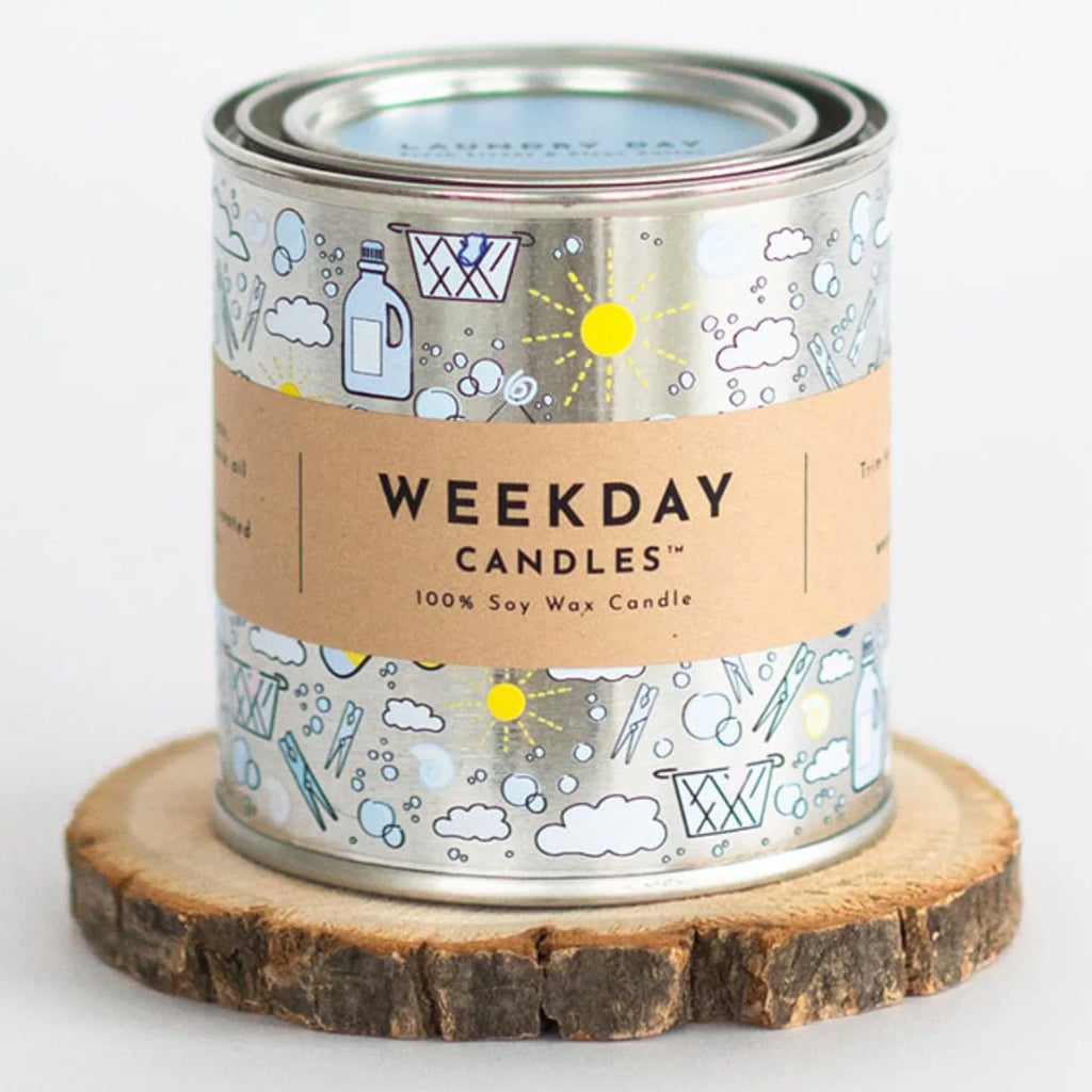Laundry Day Paint Tin Candle.