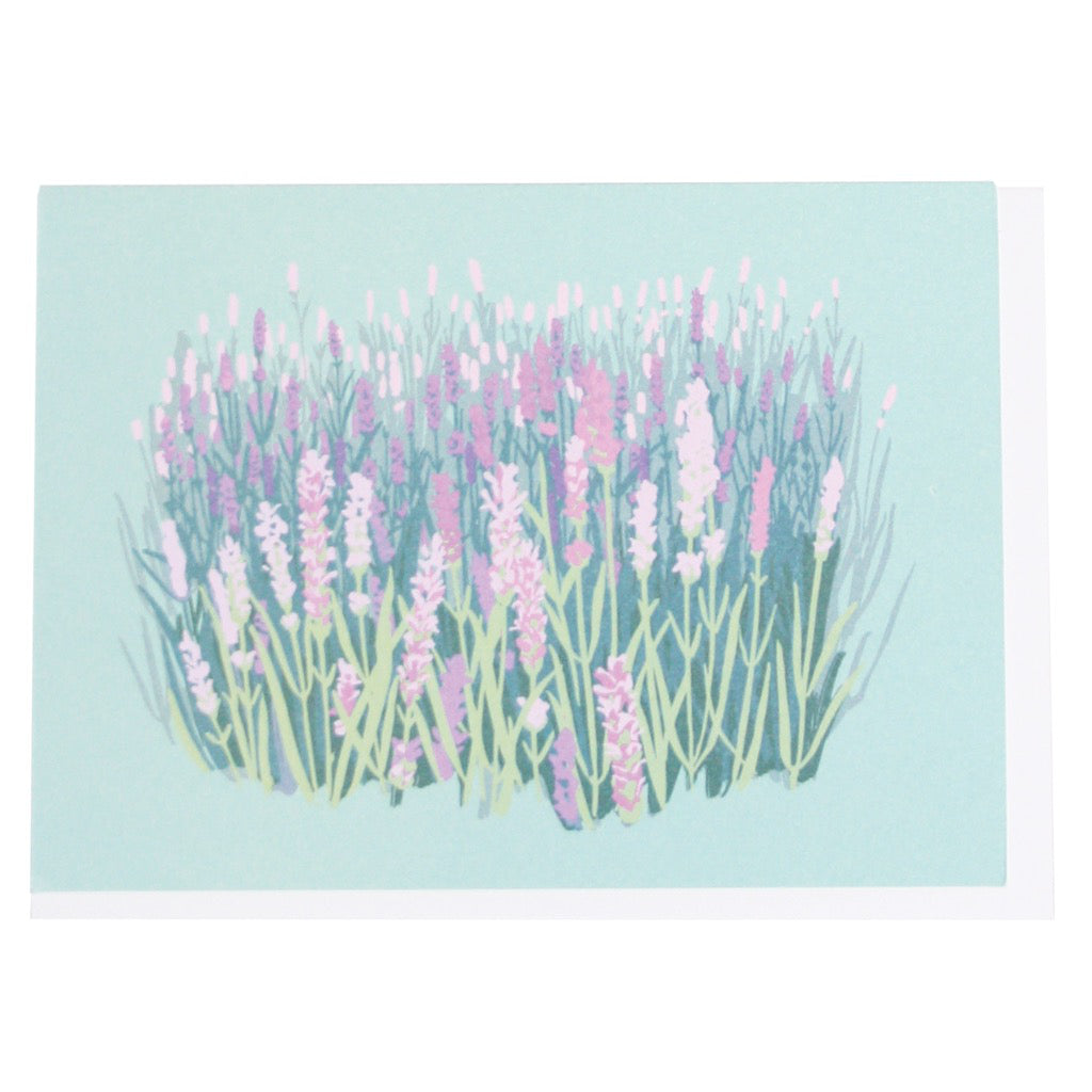 Lavender Field Card